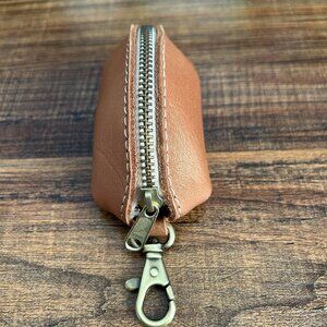 NWOT Portland Leather Goods Taco Keychain in Havana